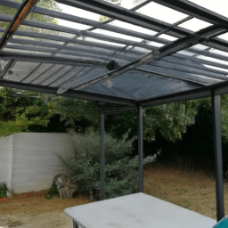 Aménagement de pergola avec fermeture loggia en PVC Montataire